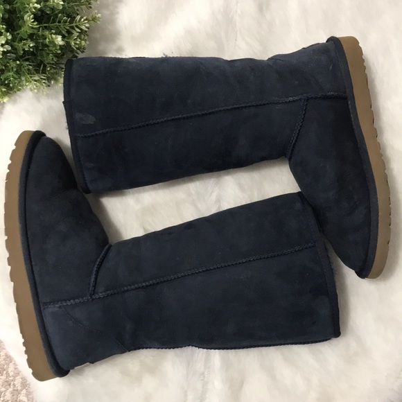 UGG Shoes - Ugg Classic Tall II women Boots size 8- Navy blue